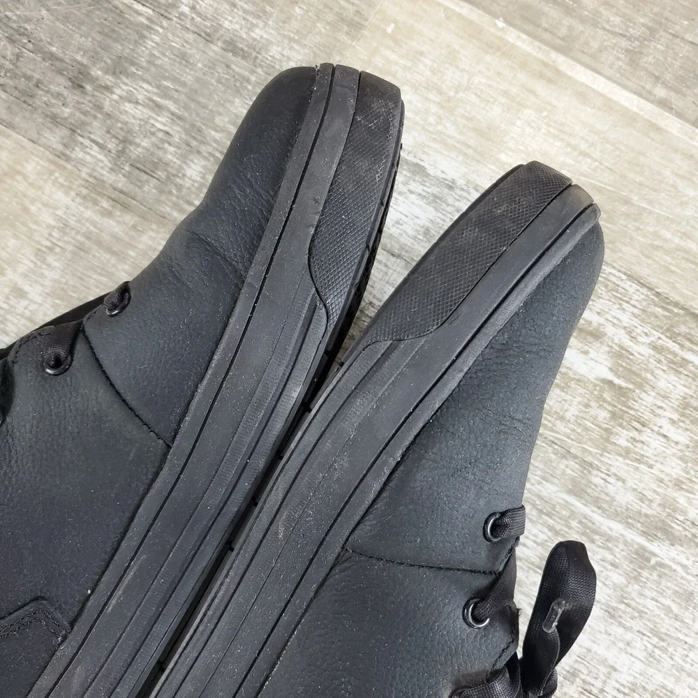 Avenger Work Boots North Haven Swarm Mens Shoes Sz 12 D‎ Black Leather Sneakers